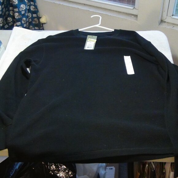 Good Fellow Other - Goodfellow Mens Shirt Waffle Solid Long Sleeve Turtleneck Black XL